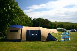 Tents at West Fleet Holiday Farm